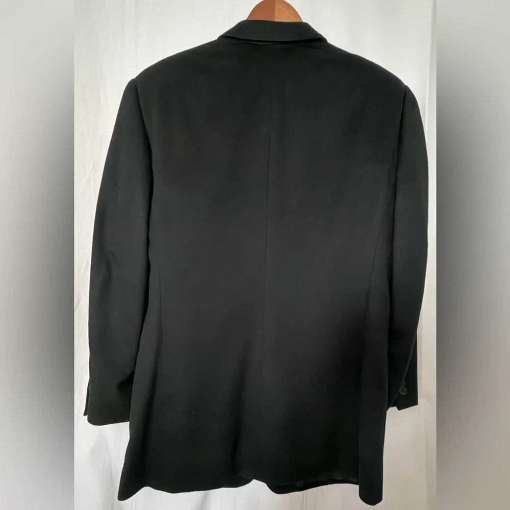 Donna Karen - Men’s 100% Cashmere Blazer Jacket- Black - Sz 40R* Shirt Sleeves